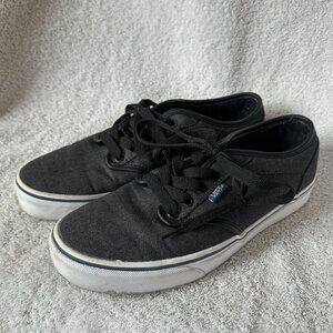 Vans low-top gray tweed sneakers